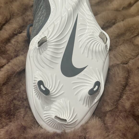 Nike React Vapor Ultrafly Elite 4 Grey White Baseball Cleats DN1792-005 Men’s 14 - Picture 10 of 13